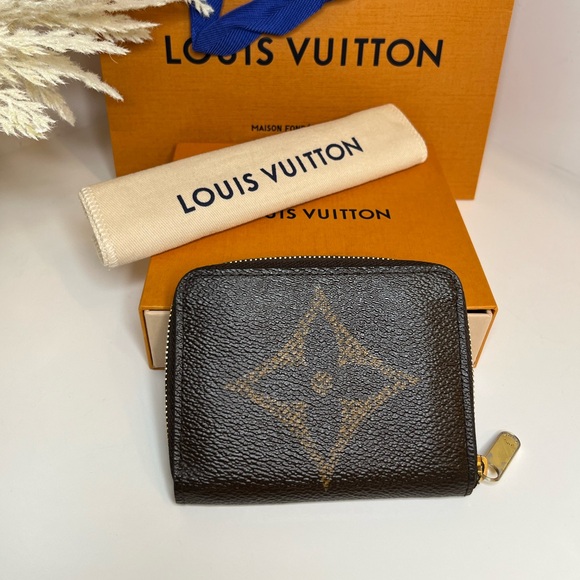🎀 LOUIS VUITTON Monogram Giant Zippy Coin Purse - Picture 5 of 13
